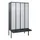 locker voor scheiding van kleding,HxBxD 2120x1200x815mm,4vak