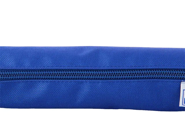 Pennenetui Oxford rond blauw