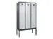 locker voor scheiding van kleding,HxBxD 2120x1200x500mm,3vak