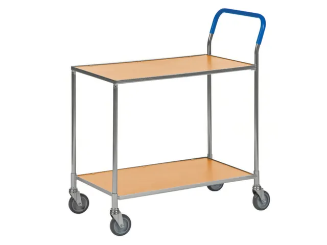 tafelwagen,draagverm. 150kg,2xstaalplaat,laadvl. LxB 760x430mm