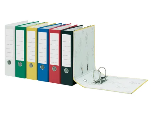 Ordner Qbasic A4 80mm karton blauw