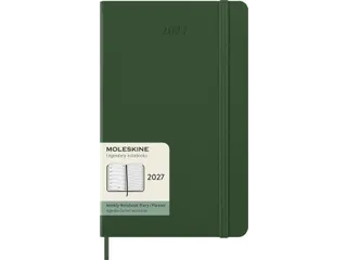 Agenda 2027 Moleskine 12M Weekly 7dag/1pagina large hc myrtle green - 1