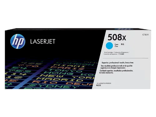 HP 508X Toner CF361X Blauw 9500 Pagina’s Origineel