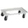 Bakonderwagen Natuur 250kg Laadvloer Lxb 600x400mm Kunststof Wielen