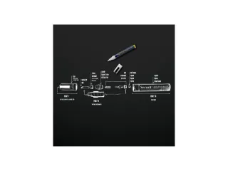 Krijtstift Securit Sma-510 Schuin Assorti 2-6mm Blister à 8st - 4