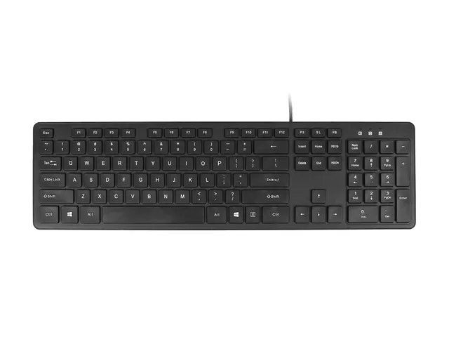 Clavier Quantore QWERTY filaire USB-A noir