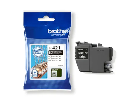 Inktcartridge Brother LC-421BK zwart