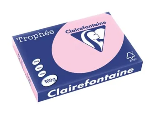 Trophée Pastel gekleurd papier A3 160 gram 250 vel Roze