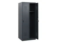 schoollocker,HxBxD 1530x600x500mm,2vak,vak B 300mm,draaigrendel