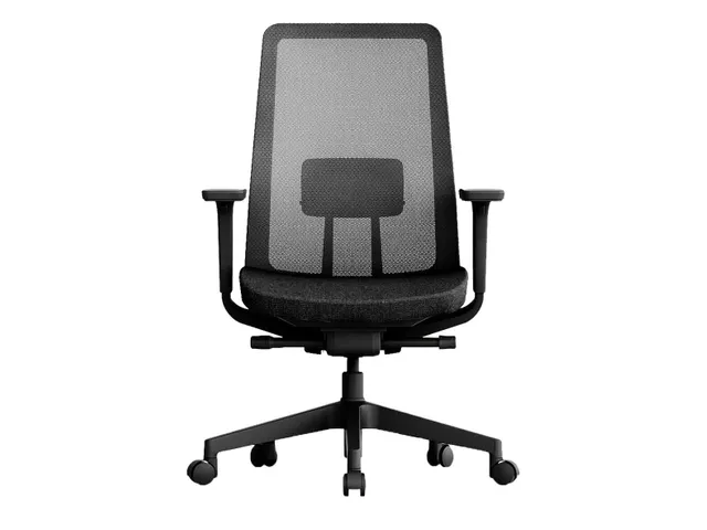 bureaustoel synchroonmechaniek 4D-armleuningen Zwart