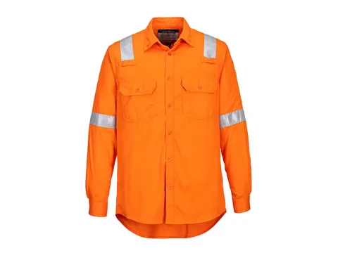 Portwest FR720 werkjas, fluo oranje, maat L, per stuk