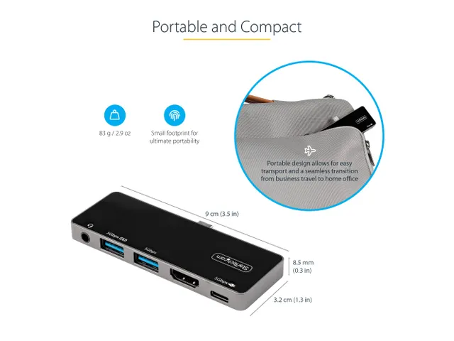 USB C Multiport Adapter USB-C naar 4K 60Hz HDMI 2.0