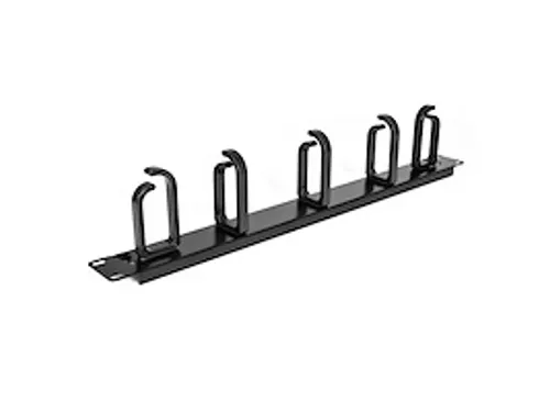 1U 19inch metalen rackmount kabelmanagement paneel