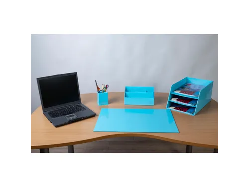 Onderlegger karton A quarel 575x375 blauw