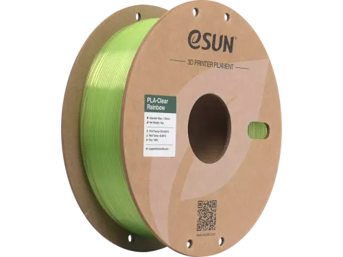 eSUN 3D printer Filament PLA-Clear 1,75mm Groen Crystal 1kg