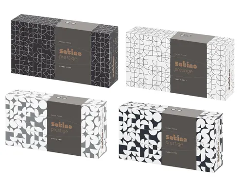 Satino 206450 Prestige Facial Tissues 2-laags Wit 40x100 Stuks