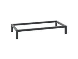 onderstel,v. bijzetkast,HxBxD 150x930x500mm,stalen buis,romp RAL5012