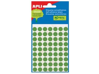 Apli Ronde Etiketten Ø13mm Groen - 1