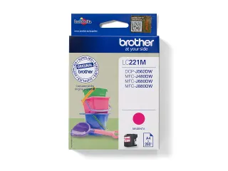 Inktcartridge Brother LC-221 rood - 1