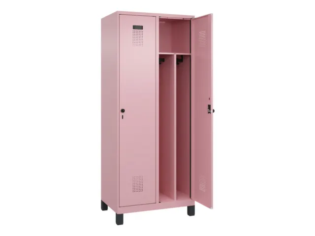 locker voor scheiding van kleding,HxBxD 1950x800x500mm,2vak