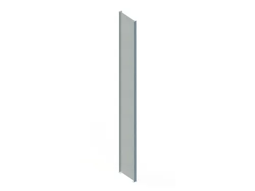 zijwand,v. inhaakstelling,HxD 3000x400mm,staal,RAL7035