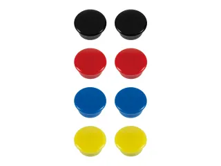 Magneet Westcott assorti pak à 8st. Ø 15x8mm, 100g - 1