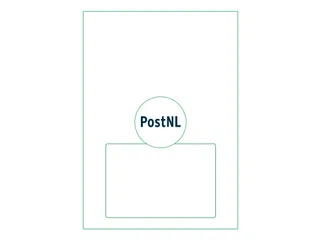 Retourlabel POSTNL label A4 150x100mm 100 Vel - 1
