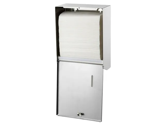 Handdoekdispenser Aluminium Groot C-vouw Z-vouw