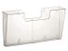 Folderhouder Europel 4x A4 wand liggend koppelbaar transparant - 6