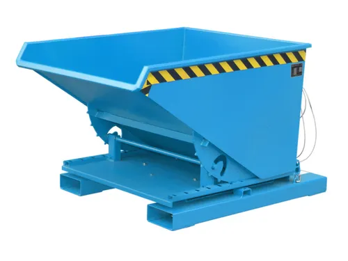 3-zijdig Kantelende Kiepbak 0.60m³ Hxbxd 890x1010x1260mm Blauw