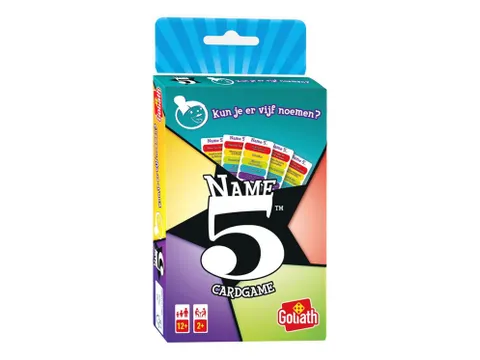 Goliath Name 5 Kaartspel pocket editie 12+