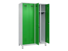 locker voor scheiding van kleding,HxBxD 1950x1200x500mm,4vak