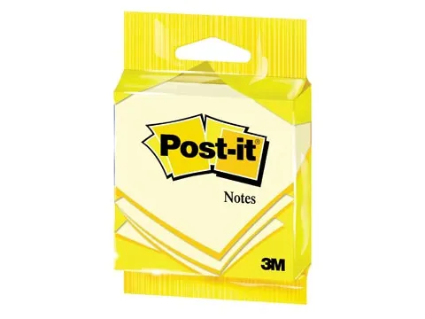 Memoblok Post-it Geel 76x76mm