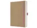 Carnet de notes Jolie A5 kraft Rose pur blanc HC 192pag 100gr