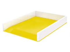 Brievenbak Leitz WOW A4 wit/geel