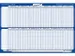 Projectplanner 2026 Legamaster 90x60cm horizontaal gelamineerd Engelst