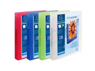 Ringmap Personaliseerbaar PP Kreacover A4+ 2R 30mm ass - 1