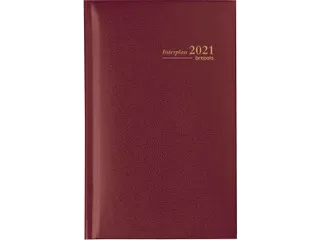 agenda Interplan Lima 6-talig, bordeaux, 2027 - 1