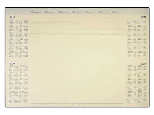 Bloc sous-main 2027 Brepols Desk Mate 7 jours/1 page 412x590x8mm avec