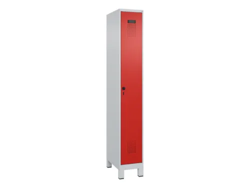 locker,HxBxD 1950x300x500mm,1vak,vak B 300mm,draaigrendel,voeten