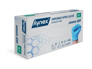 Handschoen Hynex nitril extra sterk S blauw 5gr 100 stuks - 1