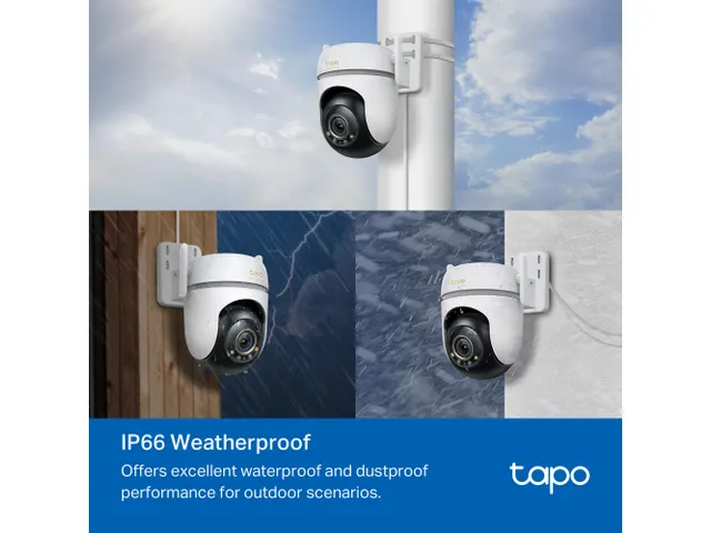 TP-Link Tapo TC43(EU) V2, Caméra de sécurité IP, Intérieure et ext