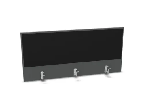 opzetpaneel bureau aanbouw achter MS-donkergrijs BN8033-zwart 1200mm