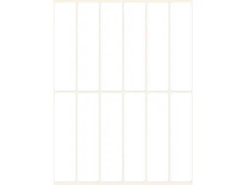 etiket Zweckform 76x19mm wit pakje a 324 etiketjes