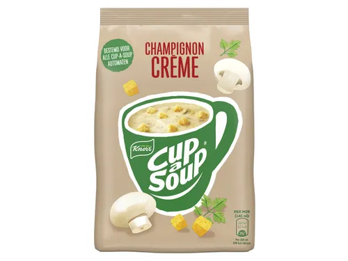 Cup-a-Soup Knorr machinezak Soep champignon crème 140ml