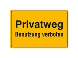 verbodsbord,Eigen weg - Gebruik verboden,aluminium gemerkt,gemoffeld