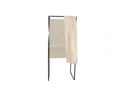 stemhokje,basismodule,BxD 800x800mm,gordijnen,schrijfplank