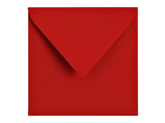 Envelop Papicolor 140x140mm rood pak à 6 stuks