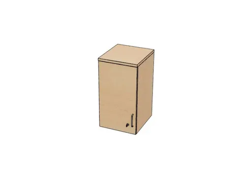 opzetkast v. kast met openslaande deuren NE-esdoorn 740x400x445mm