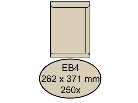 Envelop Quantore Akte Eb4 262X371Mm 120Gr Cremekraft Gegomd